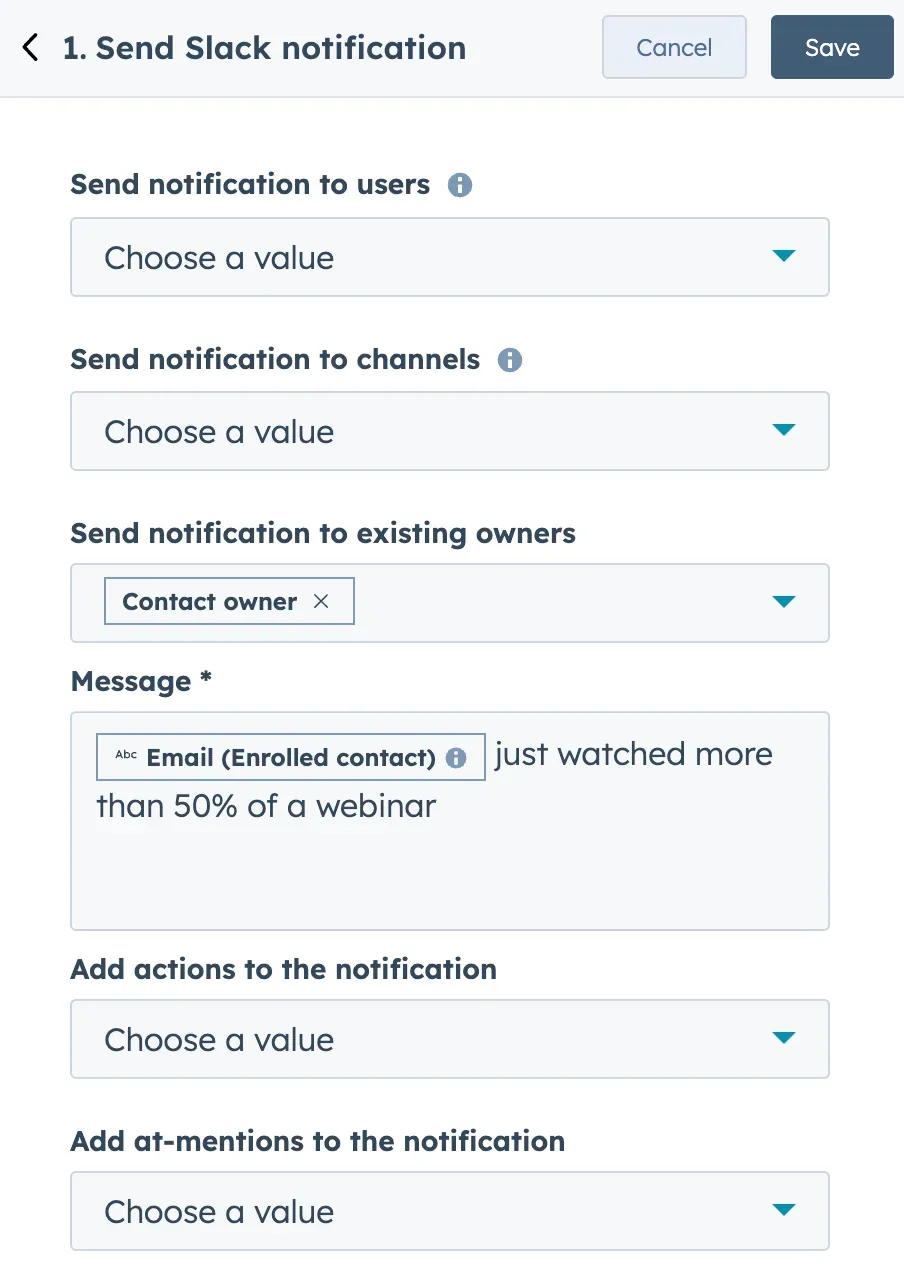 Adjusting values in HubSpot