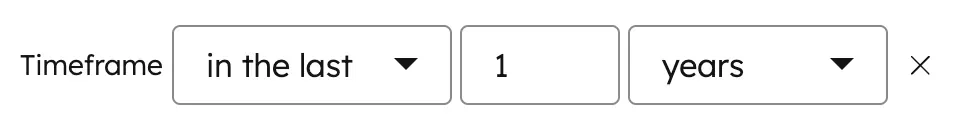 Setting a timeframe using HubSpot marketing events