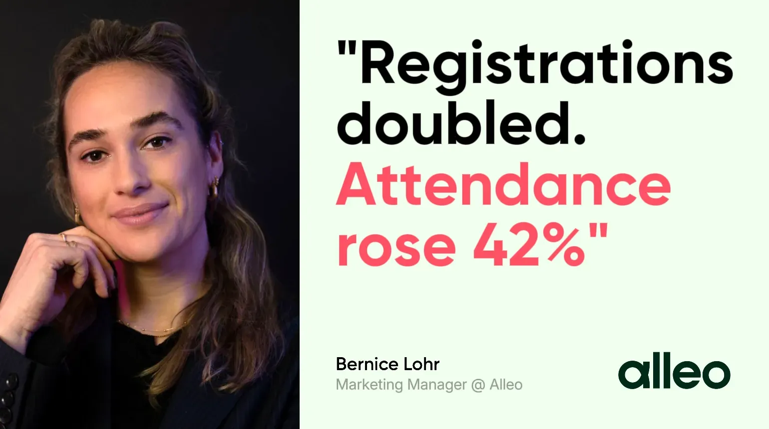 Case study on how Alleo increase attendances rates with 42%