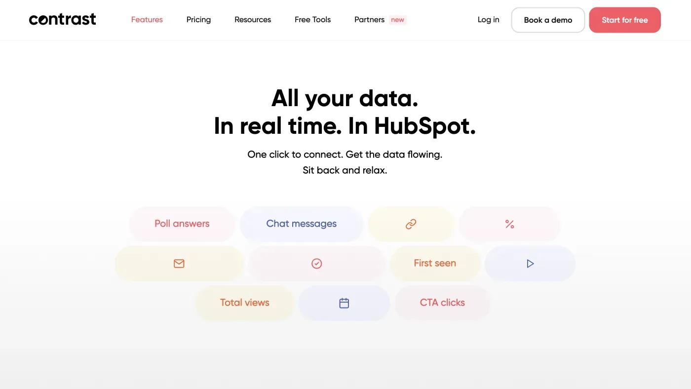 Screenshot showing Contrast HubSpot Integration