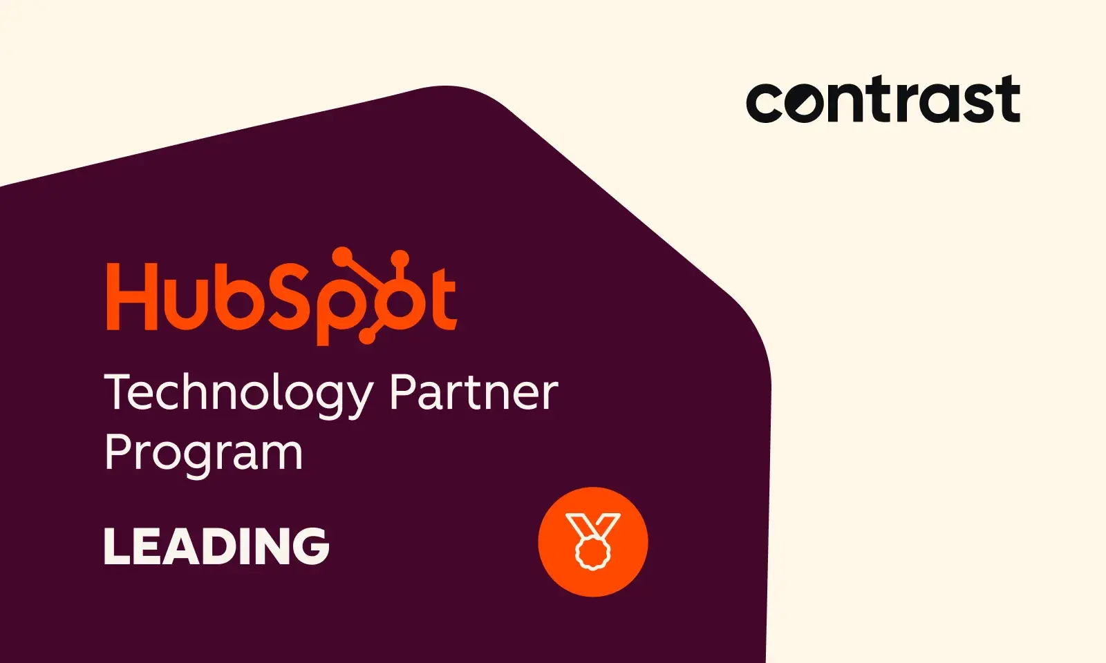 Screenshot showing Contrast as a HubSpot Leading Technology Partner