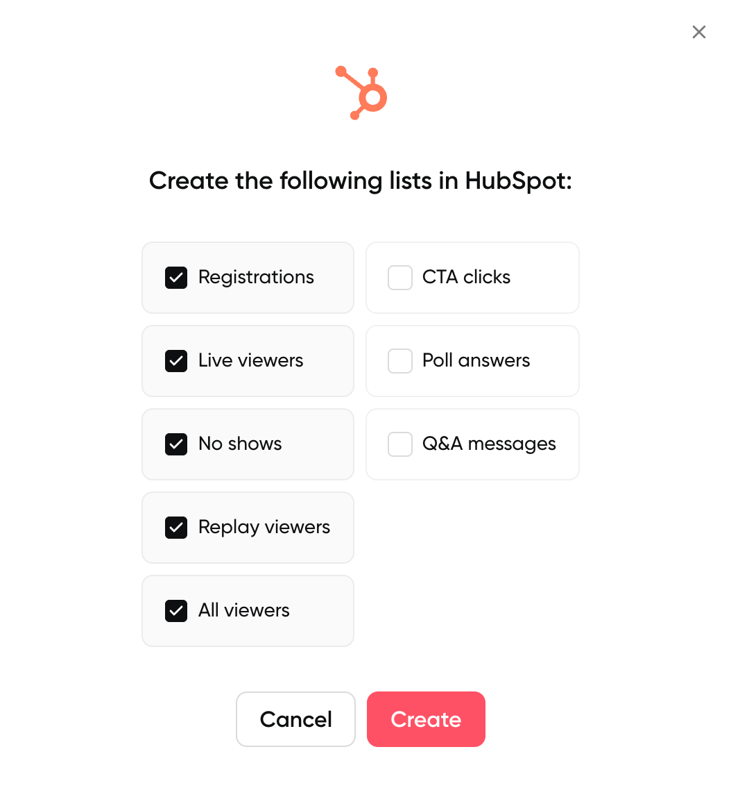 List creation tool based on webinar engagement
