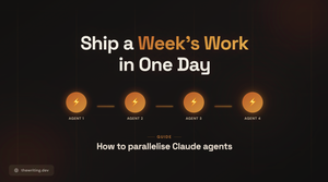 Shipping a Week's Work in a Day using Claude Code