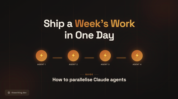Shipping a Week's Work in a Day using Claude Code