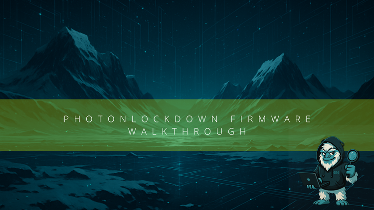 Photon Lockdown Firmware walkthrough