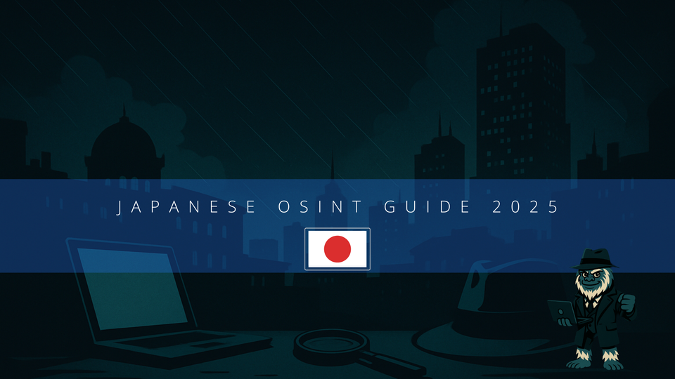 Japanese OSINT Guide