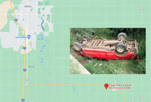 One Injured In Rollover Accident