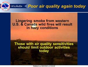 Poor Air Quality Again Today