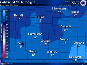 Cold Wind Chills Tonight