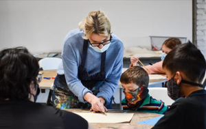 February Mixed Media Class at Salina Art Center