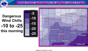 Dangerous Wind Chills This Morning