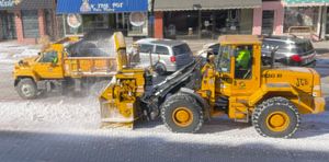 Salina Crews Clean Up Snow