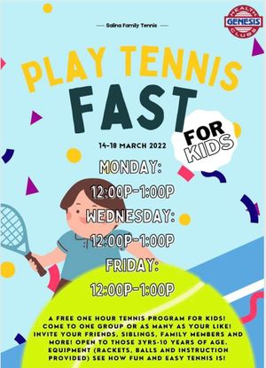 Play Tennis Fast