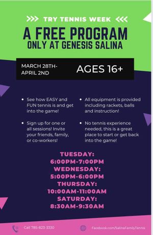 Free Tennis Classes for Adults