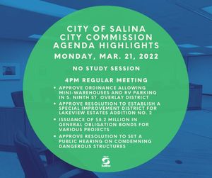 Salina City Commission Meeting
