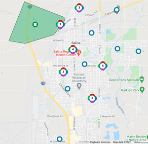 11 PM UPDATE: 170 Customers Without Power in Salina