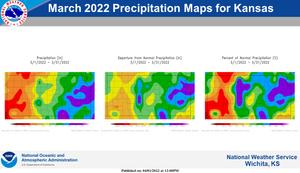 March Precipitation Map