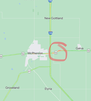 US-56 East of McPherson Closed as First Responders Investigate Fatality Crash