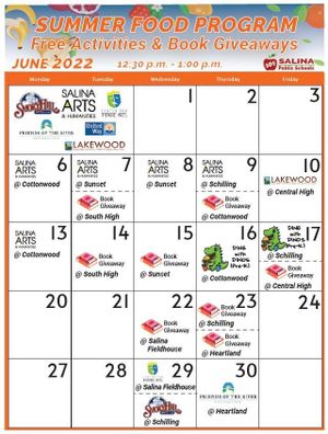 Summer Food Program Starts May 31