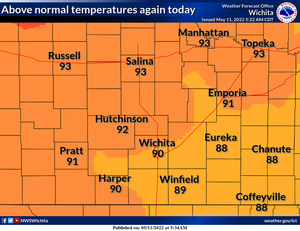 Above Normal Temperatures