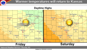 Warmer Temps To Return This Weekend