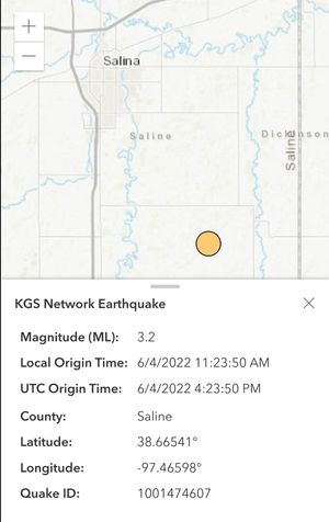 Pair of Saturday Earthquakes