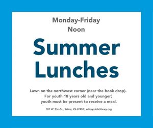 Summer Lunches at the Library