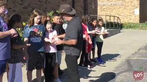 Sunflowers Offer Important Lesson for Oakdale Students