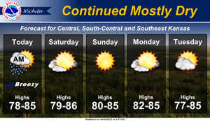 Continued Mostly Dry