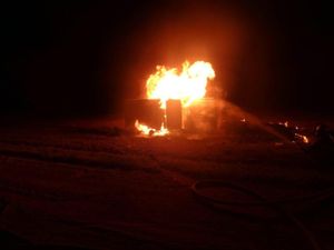 UPDATE: Driver Uninjured, 1969 Truck Total Loss in Vehicle Fire