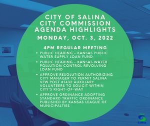 Public Hearing on Water Supply, Approval of Adopting Traffic Ordinance on Commission Agenda