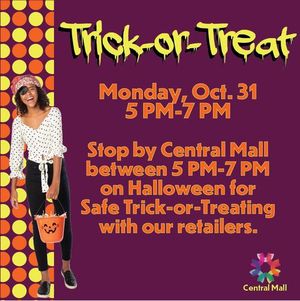 Trick-or-Treat at Central Mall