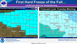 First Hard Freeze Of The Fall