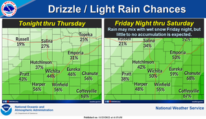 Chance For Rain Thursday To Saturday