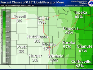 Chance For Rain Monday