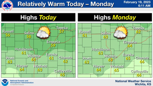Warm Today & Tomorrow