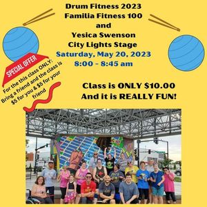 Drum Fitness Returns To Downtown Salina