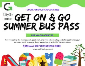Get on & Go Summer Bus Passes  Available Soon