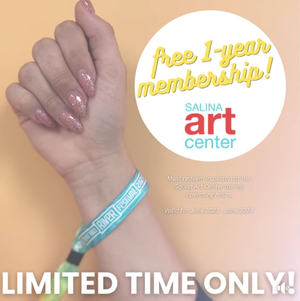 Exchange Your 2023 River Festival Band for a Complimentary 1-Year Membership to Salina Art Center