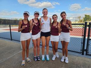 Mustangs Dominate Tennis Tournament with Impressive Wins; Salina Central Prepares for Quadrangular Challenge