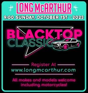 Long McArthur Presents: Black Top Classic, Welcoming All Vehicles and Raising Funds for the Salina Astros