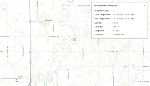 Wednesday Earthquakes