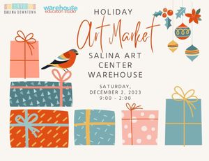 Salina Art Center Hosts  Second Annual Holiday Art Market with Salina Downtown Inc