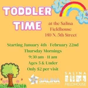 Toddler Time Returns for Indoor Fun at Salina Fieldhouse