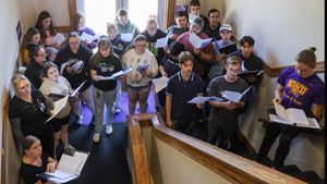 Singing Valentines from Kansas Wesleyan University