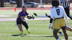 KWU Flag Football rolls on to 70-0 victory over Bethel