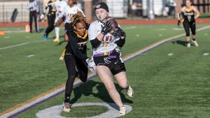 KWU Flag Football Dominates Cottey 30-0