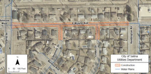 Water Main Replacement Wayne Ave (Between S. Ohio & Huntington Rd)