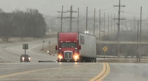 KDOT Salt Trucks Struggle as Crews Respond to Hazardous I-70 Conditions