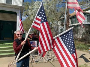 Flags are a patriotic passion to Ken Cochran
